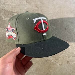 New Era Minnesota Twins All Star Game Two Tone Fitted Hat Cap 7 1/8